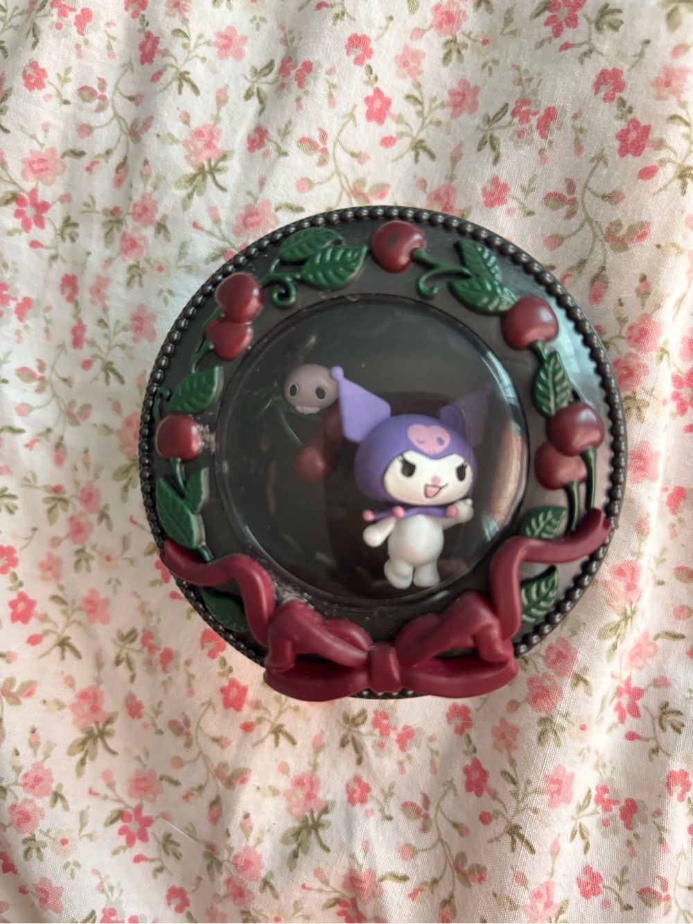 Sanrio Kuromi Cherry Dome in Purple and Red